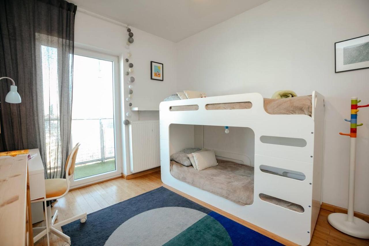 Dwupoziomowy, Rodzinny Apartament. Ochrona, Garaz. Varsóvia Exterior foto